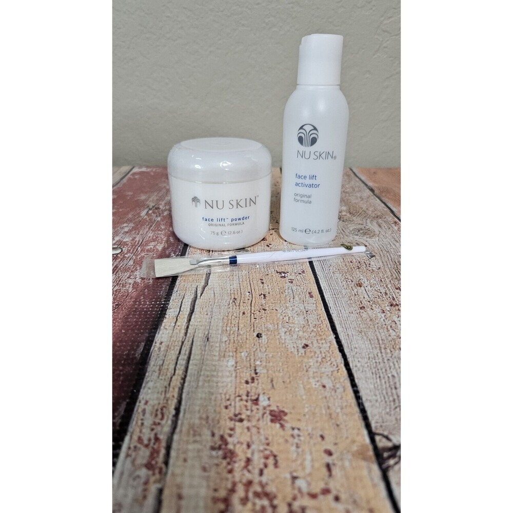 Nu Skin Nuskin Face Lift Powder with Activator Set Original Formula New Sealed